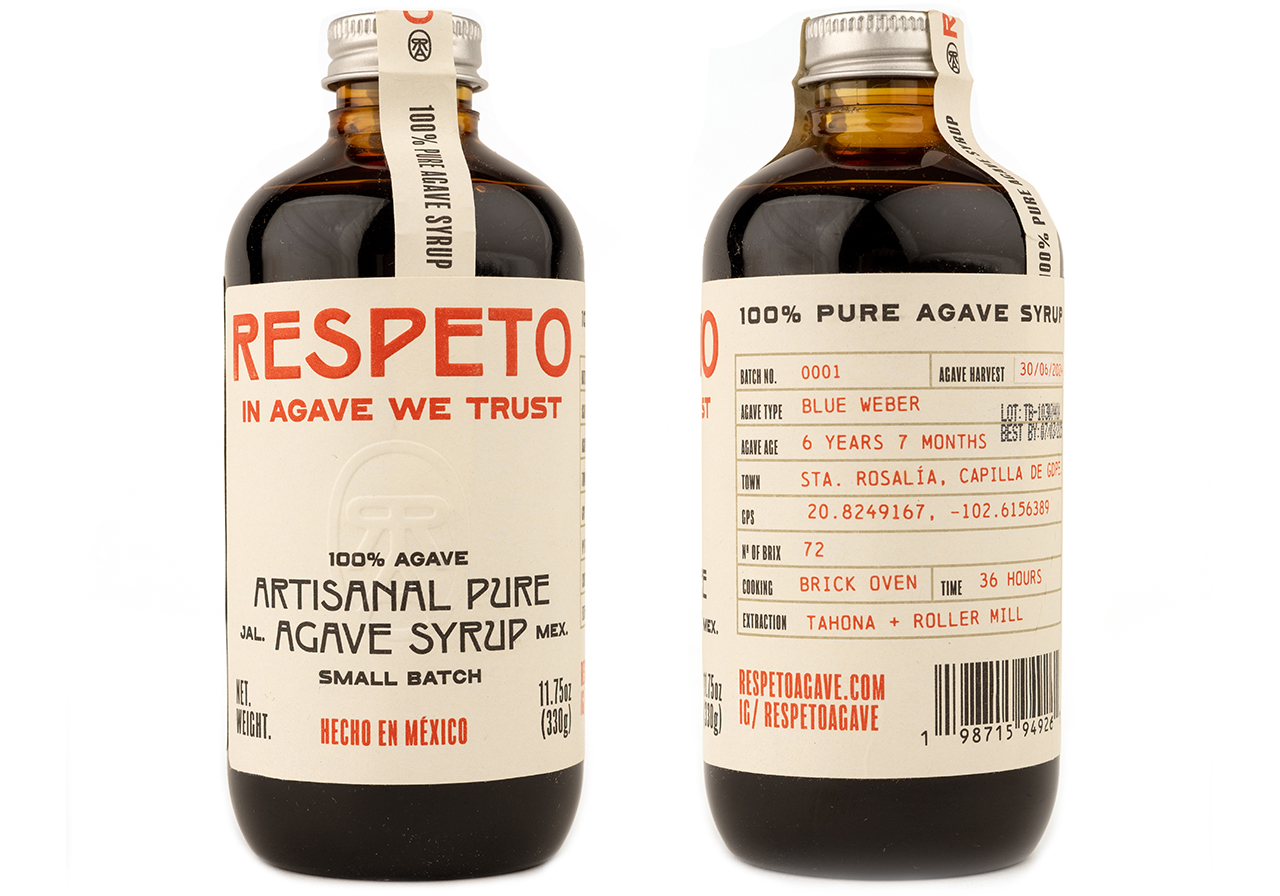 Respeto Agave Syrup Bottles